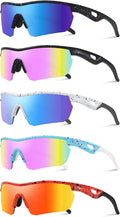 Kids Sunglasses Youth Baseball Sunglasses for Boys Girls 3-12 Polarized Softball Sports Goggles UV Protection