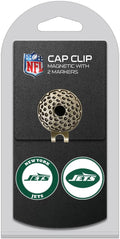 Team Golf NFL Golf Cap Clip with 2 Removable Double-Sided Enamel Magnetic Ball Markers, Attaches Easily to Hats