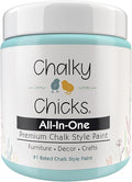 Chalky Chicks 4 Fl Oz Matte Rain Drop Chalk Paint, Furniture Paint No Sanding by ChalkyChicksFurniturePaint