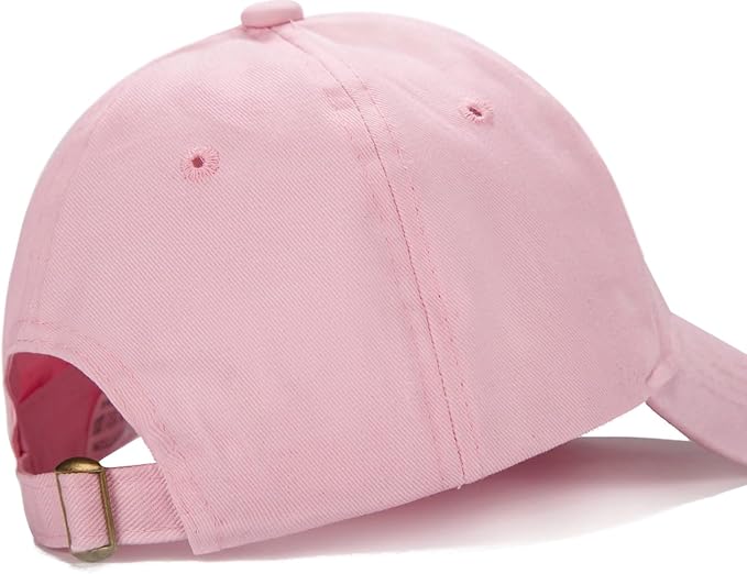 Edoneery Baseball Cap for Kids-Adjustable Washed Cotton Golf Toddler Hat for Boys & Girls