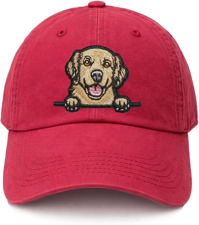 Pet Dog Lover Gifts,Embroidered Dog Baseball Hats for Men Women Dad Mom