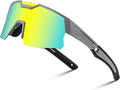 FEISEDY Kids Sunglasses Youth Baseball Sun Glasses, UV400 Sports Teens Cycling Shades for Boys Girls Age 8-16 B0048