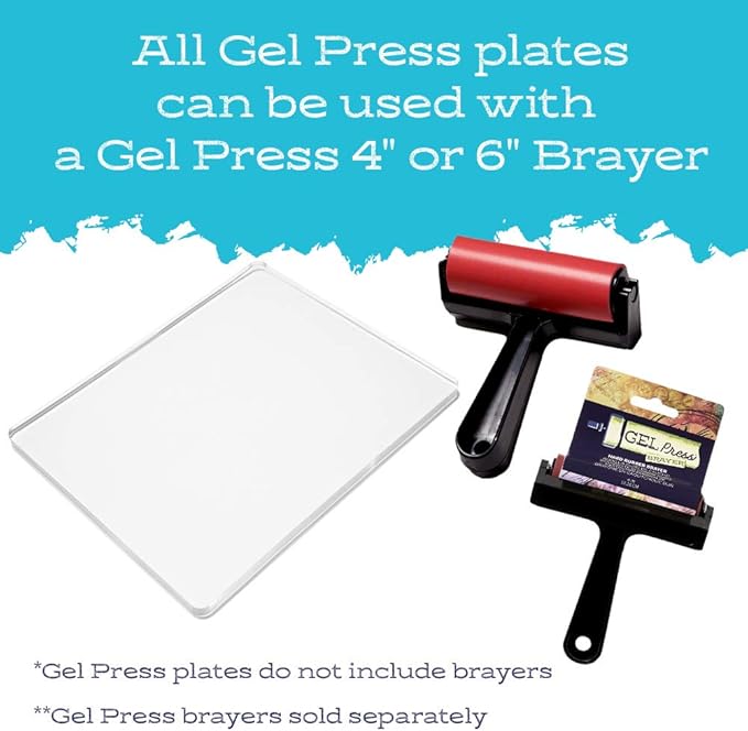 Gel Press Monoprinting Print Plate - Image 8