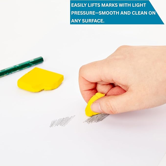 24 Pack Kneaded Erasers, Colorful Drawing Art Moldable Kneaded Sketching Erasers - Image 5