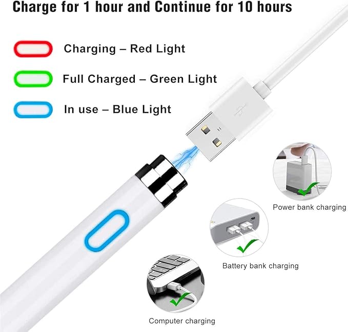 Stylus Pen for iOS Android Touch Screens Pencil Compatible - Image 2