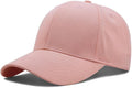 Oversize XXL Baseball Cap Cotton Big Head Hats Solid Color Large Head Hats Plus Size Hat Adjustable 23"-25.5"