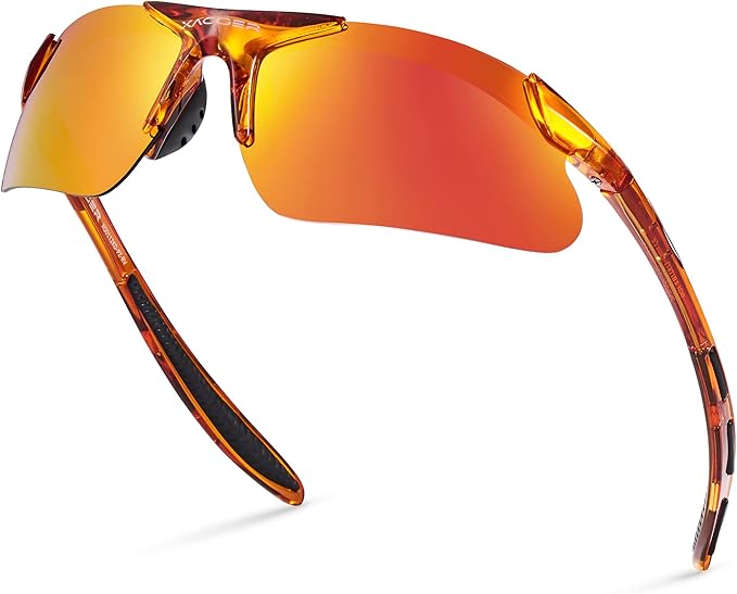 Xagger Kids Youth Polarized Sports Sunglasses for Boys Girls Baseball Softball Glasses TR90 Frame