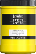 Liquitex BASICS Acrylic Paint, 946ml Jar, Cadmium Yellow Light Hue by Liquitex