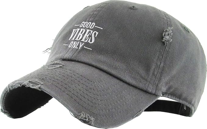 Rose Flowers Love Good Vibes Men Women Dad Hat Baseball Cap Adjustable Unisex