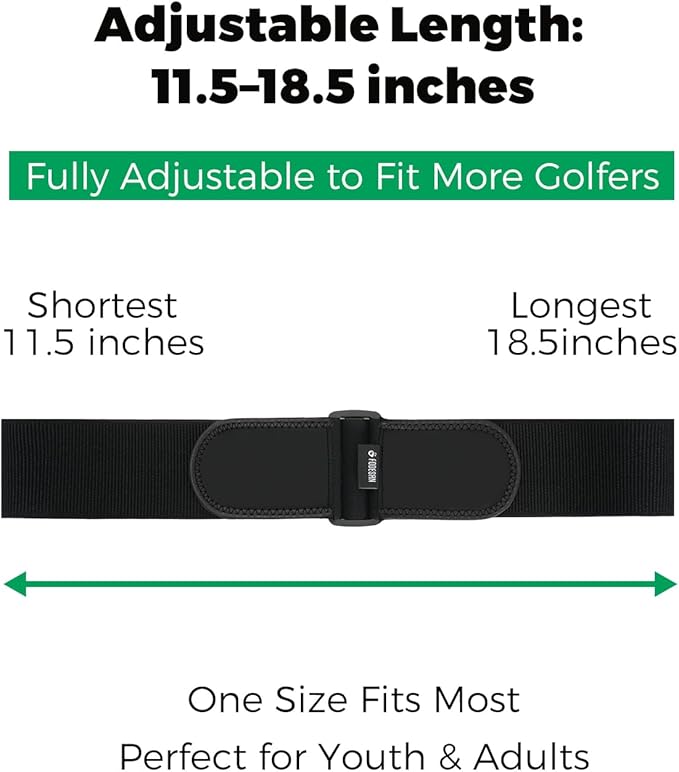 Adjustable Golf Swing Trainer Arm Band – 2026 Essential Golf Accessories for Golfers – Innovative Arm Connection Aid with Strong Restraining Power to Fix Chicken Wing & Improve Swing Stability