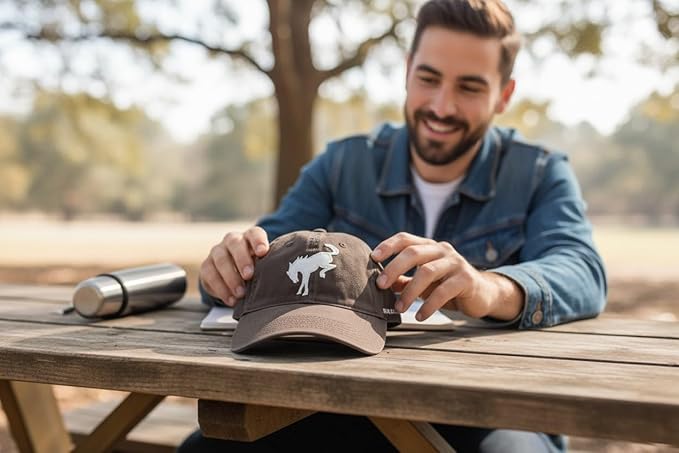 Ford Bronco Hat – Officially Licensed Adjustable Baseball Cap with Embroidered Logo – 5 Colors by Ford Motor Company