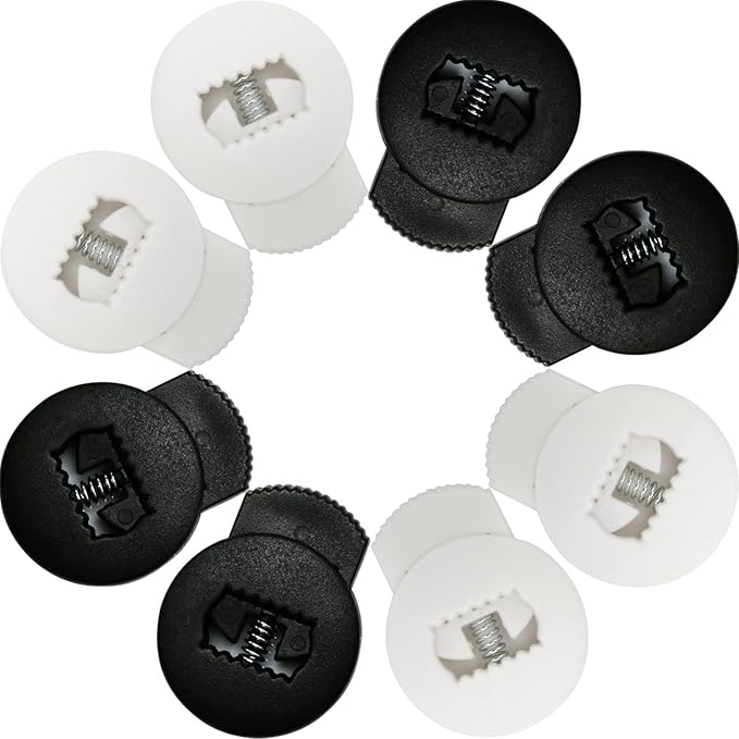 AliBall Glove Locks Baseball, Glove Lace Locks 8 Pack, Never Need Thying Knots Again, Fits All Baseball and Softball Gloves