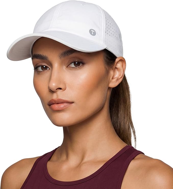 TOP-EX UVCOOLIX™ Cooling High Ponytail Everyday Sports Hat for Women, Breathable Running Golf Walking, UPF 50+ Foldable