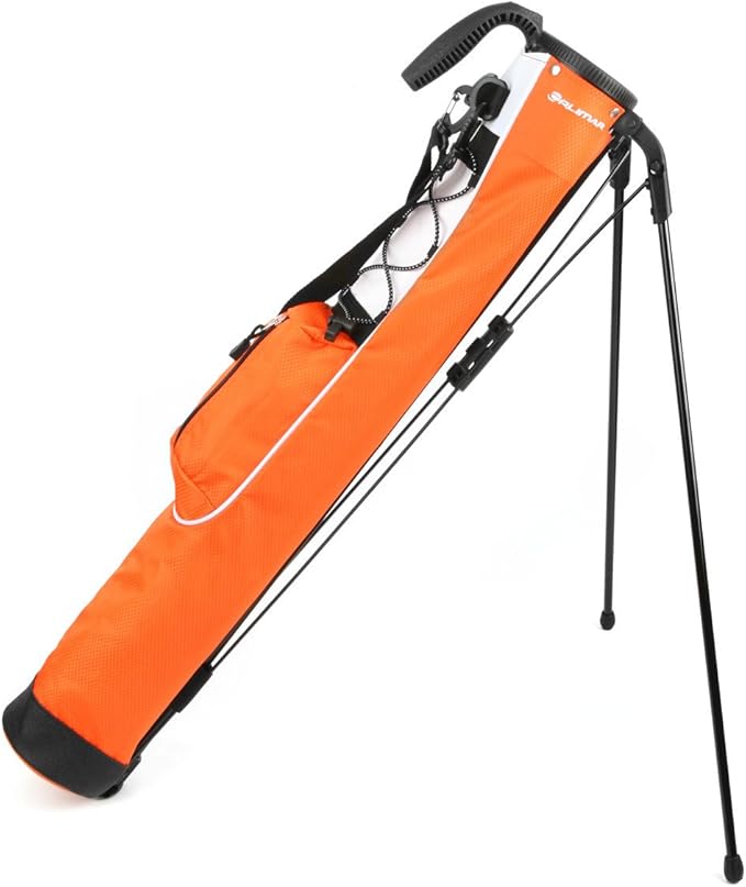 Orlimar Pitch ’n Putt Lightweight Sunday Golf Bag with Stand, Ultra-Light Carry Design, Two-Way Divider Top, Shoulder Strap, Compact Carry Golf Bag for Men & Women