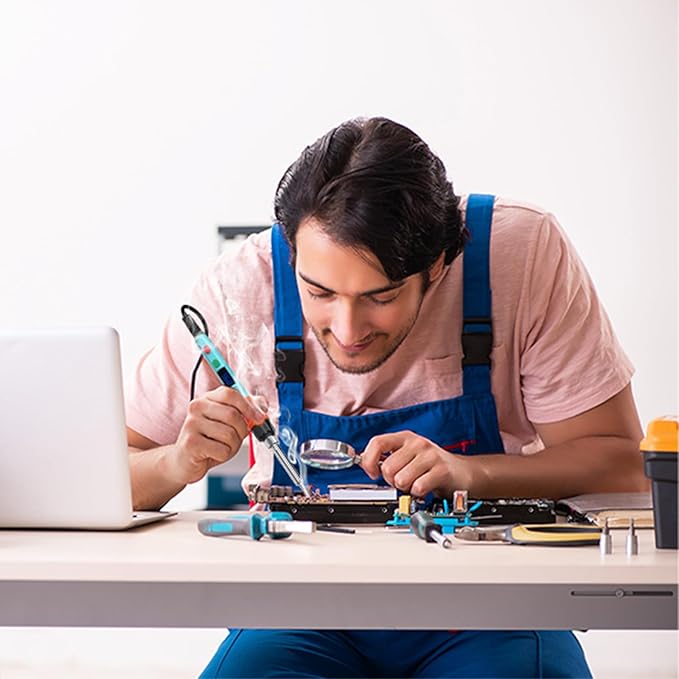 Soldering Iron Kit, 90W LED Digital Soldering Gun kit - Image 7