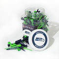Team Golf NFL Green Bay Packers Jar Of 175 Golf Tees 2-3/4" Golf Tees, 175 Pack, Regulation Size, Multi Team Colors