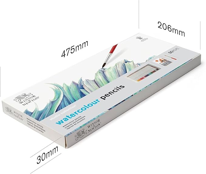 Winsor & Newton Studio Collection Artist Pencils, Watercolour Pencil Box Set - Image 5