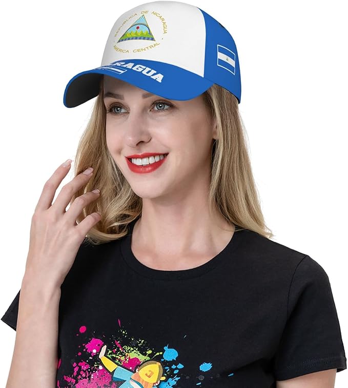 National Flags Baseball Cap for Men Women, Fashion Adjustable Sun Protection Visor Caps Trucker Hat Patriotic Caps