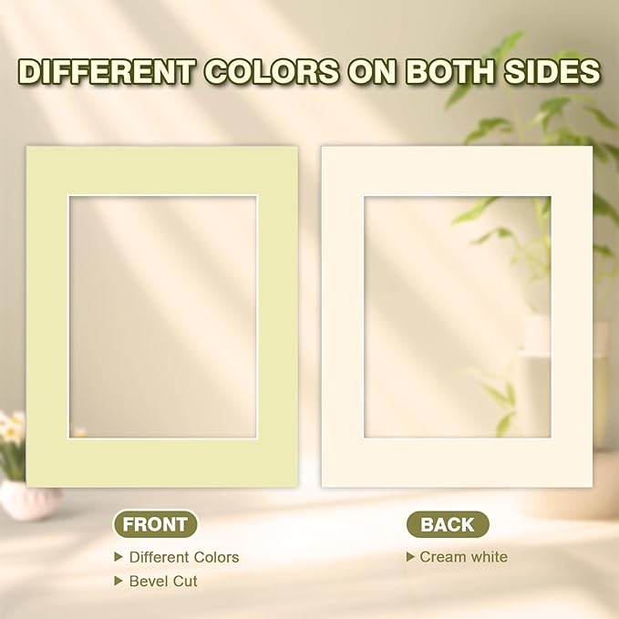 Egofine 14 Packs Picture Frame Mats, 11x14 Picture Mats - Image 4