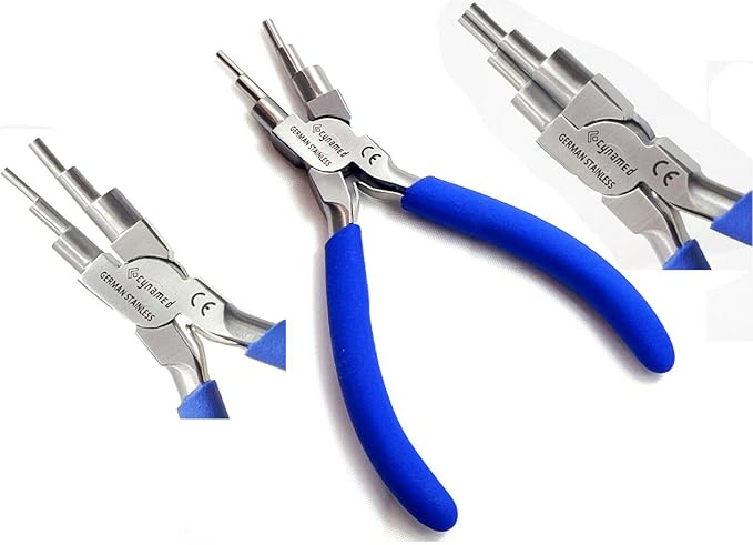 Cynamed German Stainless- 6 in 1 Bail Making Pliers Wire Looping Forming Pliers by Cynamed
