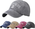 Vintage Washed Cotton Baseball Caps for Women Men Classic Route 66 Embroidered Sun Protection