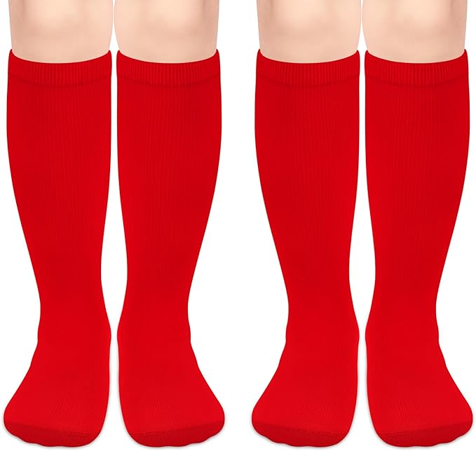 qikqik Toddler Soccer Socks Kids Soccer Socks Boys Baseball Sock Youth Football Sock Girls Softball Accessories Team Sports