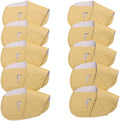 I Golf Iron Headcovers 10pcs PU Fit Both Right-Handed Clubs Golf Club Protector for Titleist Callaway Ping Taylormade Fit More Brands Golf Iron.