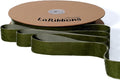 LaRibbons Thin Velvet Ribbon 1 Inch x 25 Yards, Moss Green Velvet Ribbon by LaRibbons