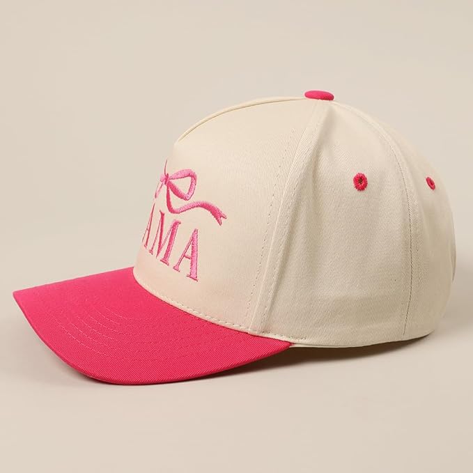 MIRMARU Two-Tone Vintage Canvas Trucker Hats for Men & Women, Adjustable Size Baseball Caps with Trendy Embroidered Design