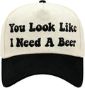 Hat Funny Embroidered Trucker Hat Adjustable Two Tone Snapback Canvas Baseball Cap for Womens
