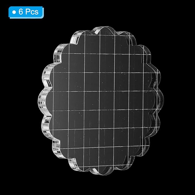 PATIKIL 3" Acrylic Stamp Block - Image 3
