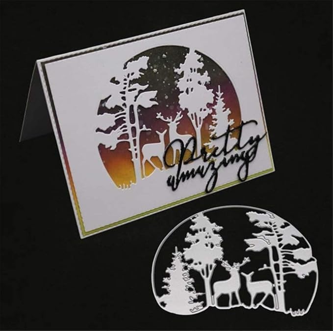 Metal Cutting Dies DIY Merry Christams Embossing Stencil Template Scrapbooking by Annchaos
