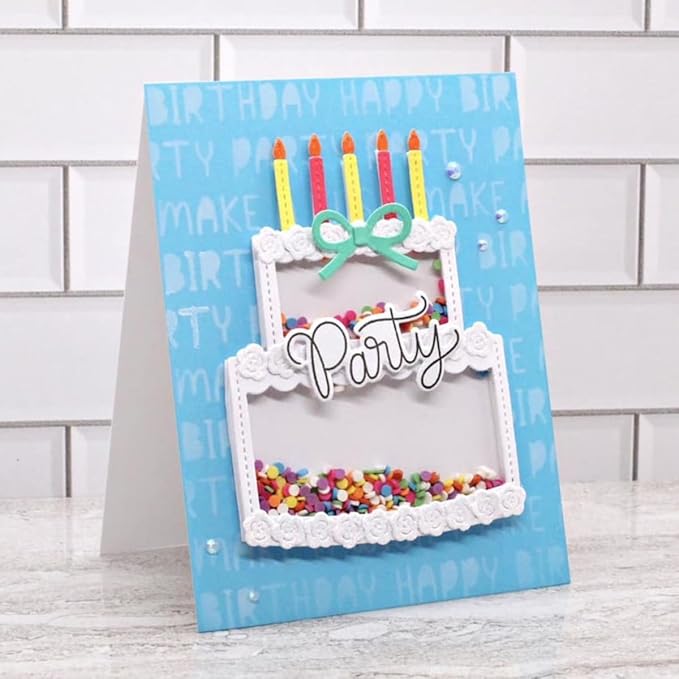 Cutting Dies for Card Making, Metal Scrapbooking Die-Cuts, DIY Bckground Frame by Annchaos