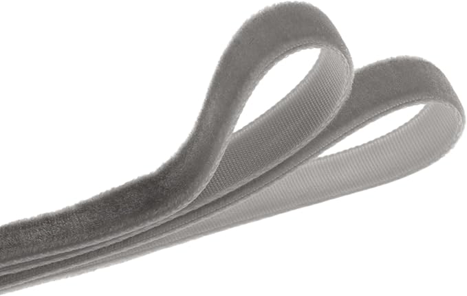 Vintage Silver Velvet Ribbon Christmas Ribbon - Image 2