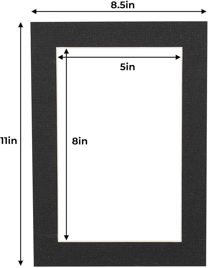 5.5x8.5 Mat for 8.5x11 Frame - Image 3