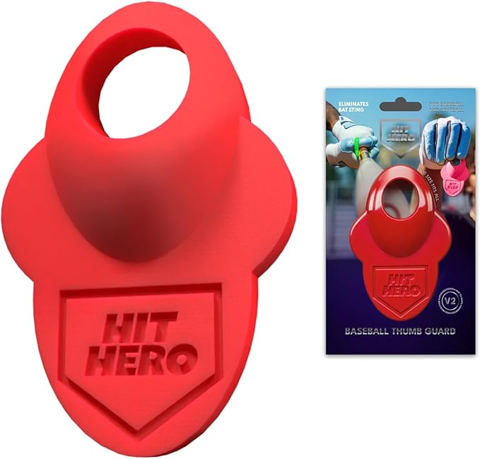 Baseball Thumb Guard, Batters Batting Grip, Finger Guard, Accessory, Batting Protection, Reduce Bat Sting, Hitter, Tool, Bat, Hitting Accessory
