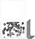 MECCANIXITY 30 Pcs Metal Locking Pin Backs, Locking Pin Keepers Locking Clasp by MECCANIXITY
