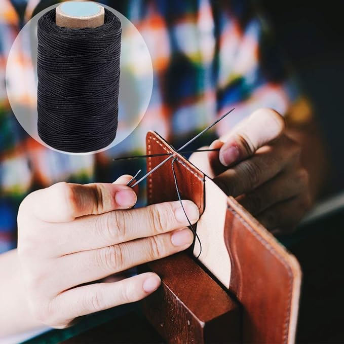 284Yards Leather Sewing Waxed Thread-Practical Long Stitching Thread - Image 6