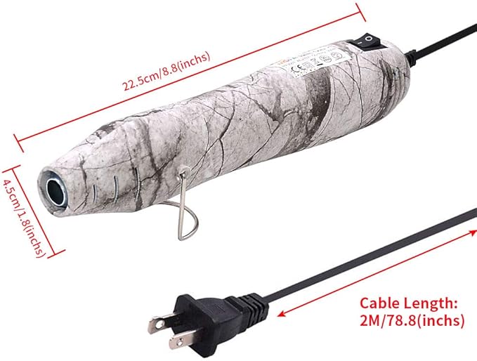 mofa Resin Heat gun, 6.6ft Cable 300W Heat Gun - Image 2