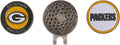 Team Golf NFL Golf Cap Clip with 2 Removable Double-Sided Enamel Magnetic Ball Markers, Attaches Easily to Hats
