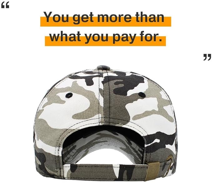 KBETHOS Classic Unisex Cotton Adjustable Low Crown Baseball Cap – Plain Dad Hat