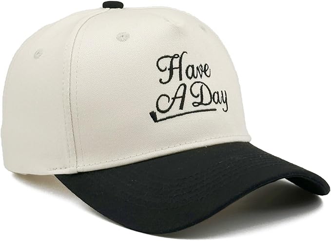 Embroidered Baseball Cap, Cotton Dad Hat, Fun & Heartfelt Stitching, Adjustable Casual Outdoor Hat for Men Women