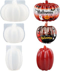 3Pack Mini 3D Pumpkin Molds for Resin, Resin Pumpkin Mold, Pumpkins Silicone by FFYJS