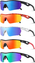 Kids Sunglasses Youth Baseball Sunglasses for Boys Girls 3-12 Polarized Softball Sports Goggles UV Protection