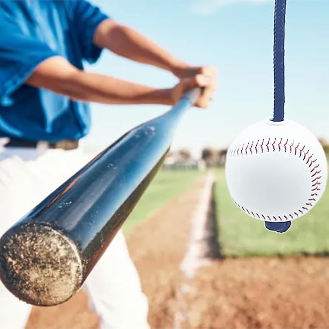 LOOEEL Baseball and Softball Batting Training Rope,Baseball Softball Hitting Trainer,Batting Swing Trainer for Baseball & Softball.Practice Baseball Swing Skills,and Hitting Performance