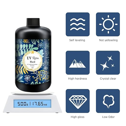 Crystal Clear Hard UV Resin Upgraded Formula Ultraviolet Fast Curing - Image 7