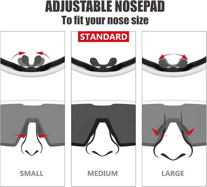 Eazyrun Kids Polarized Sports Sunglasses for Age 8-12 Youth Baseball Softball Cycling Glasses UV Protection for Boy Girl