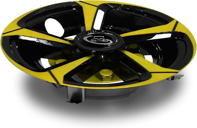 Golf Cart Wheel Covers Hub Caps for EZGO, Club Car, Yamaha Most Golf Carts- 8 Inch Set of 4, Golf Cart Hub Cap