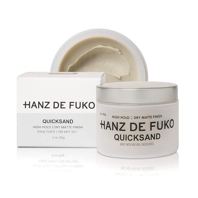 Hanz de Fuko Quicksand – Premium Men’s Hair Styling Wax & Dry Shampoo by HanzdeFuko