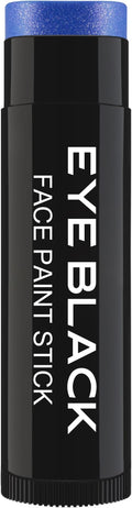 Blue Glitter Eye Black Stick, Anti-Glare Eyeblack for Baseball Football Softball Lacrosse Accessories, Sweat-Proof Sport Face Paint, Smooth & Long Lasting, Rich Full Coverage Shimmery Color